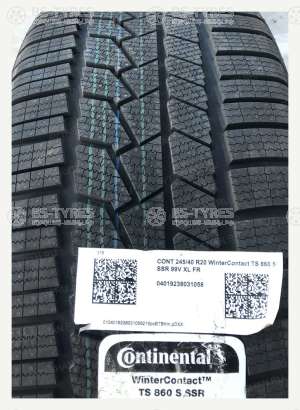 Continental ContiWinterContact TS860S SSR RunFlat 225/45 R19 96V